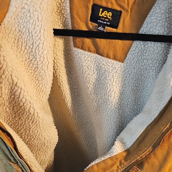 Lee Men's Brown Hooded Puffer Jacket - Picture 6 of 12